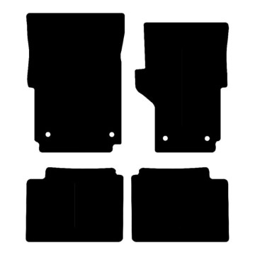 thumbnail interactive-video image 1 of JVL 4-Piece Black Rubber Car Mat Set For Vauxhall Zafira Tourer 2012+ (RHD) 1 of 3